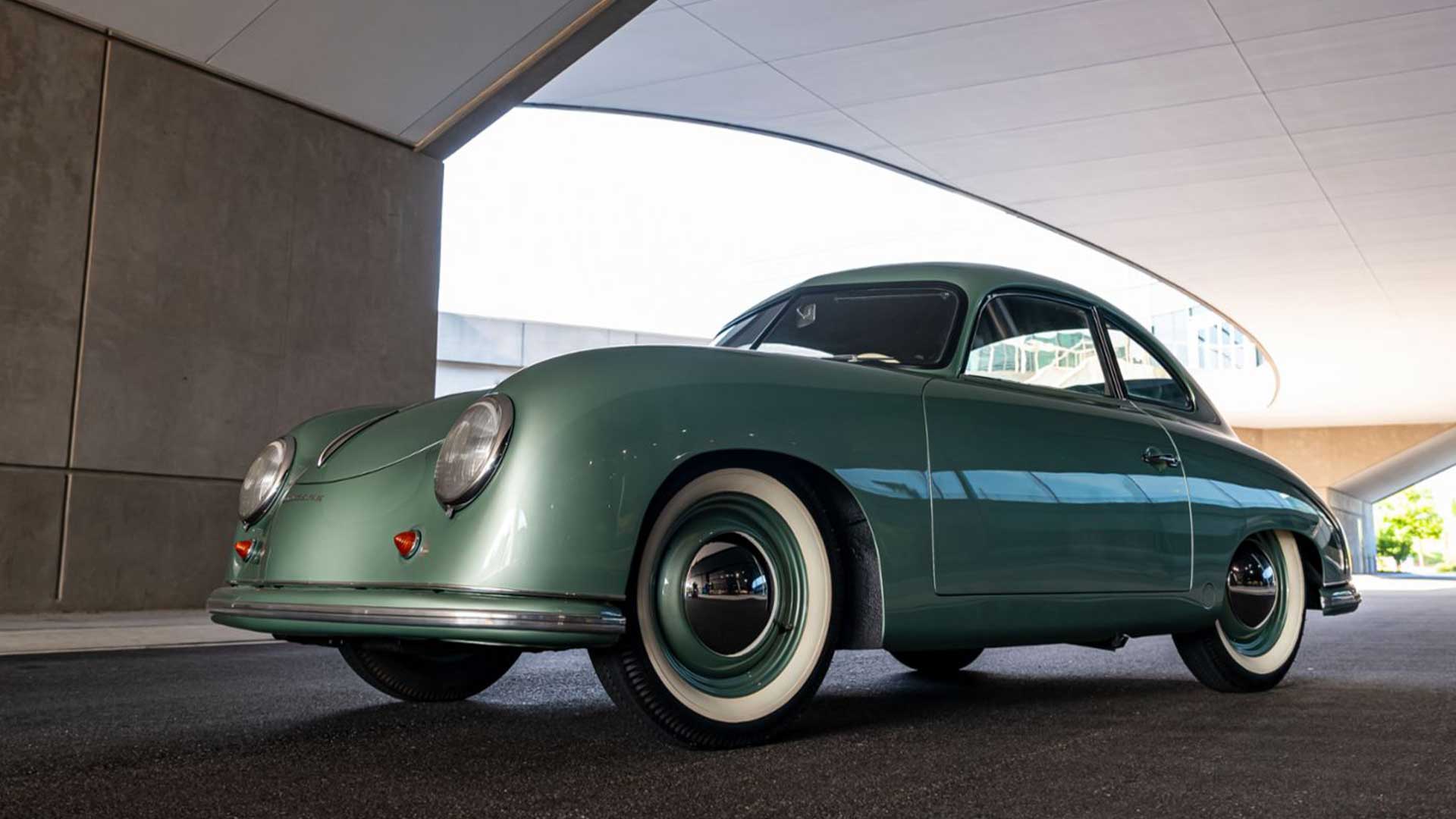 1950s porsche green