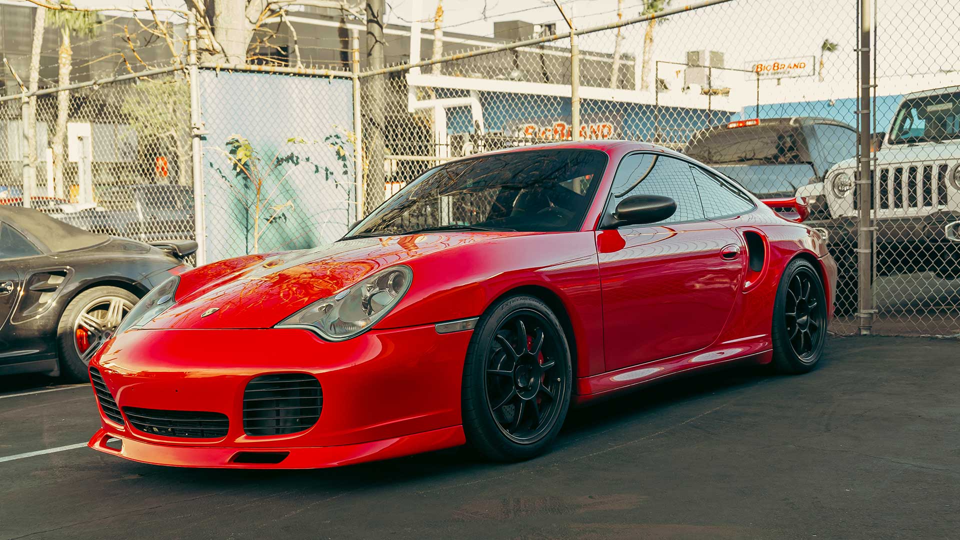 red 996 dot 2 porsche 911 turbo