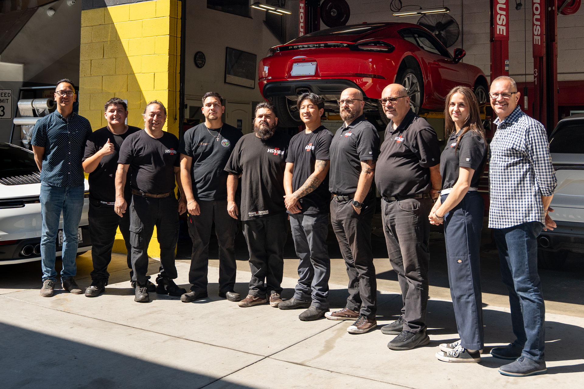 house automotive pasadena team