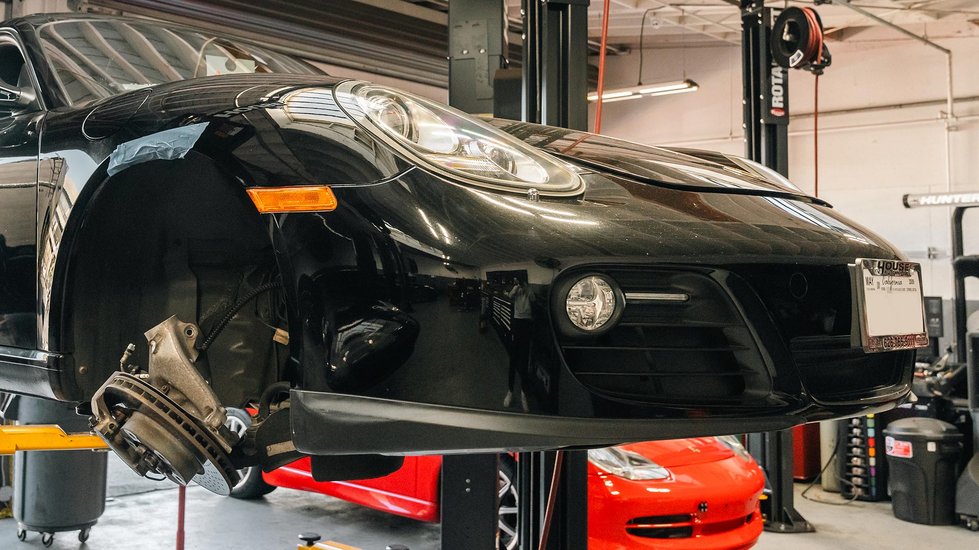 porsche brake pad service