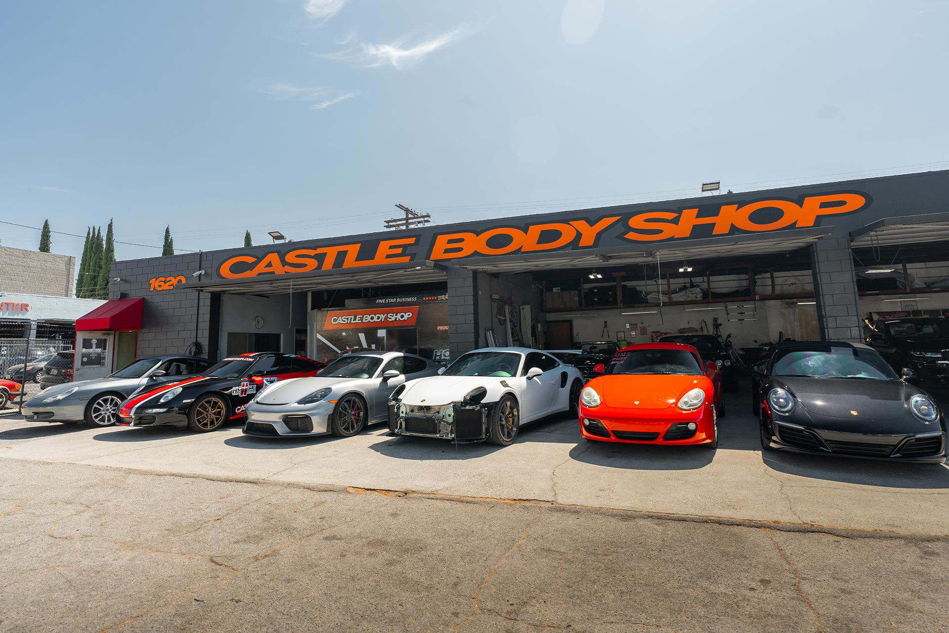 porsche collision repair service in los angeles castle body shop house automotive partner