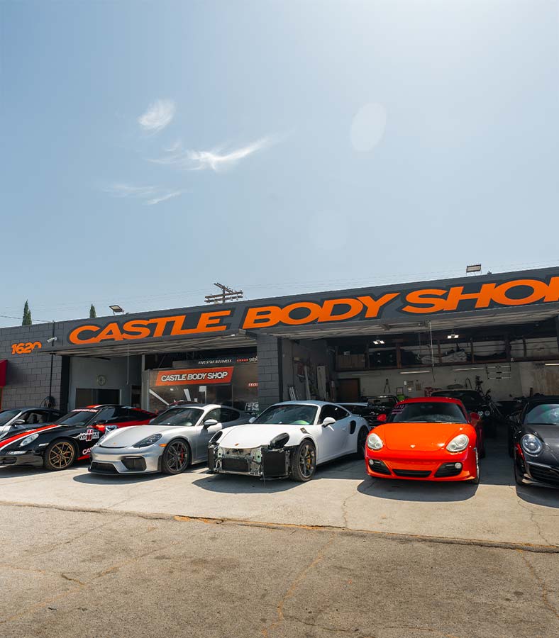porsche collision repair center los angeles