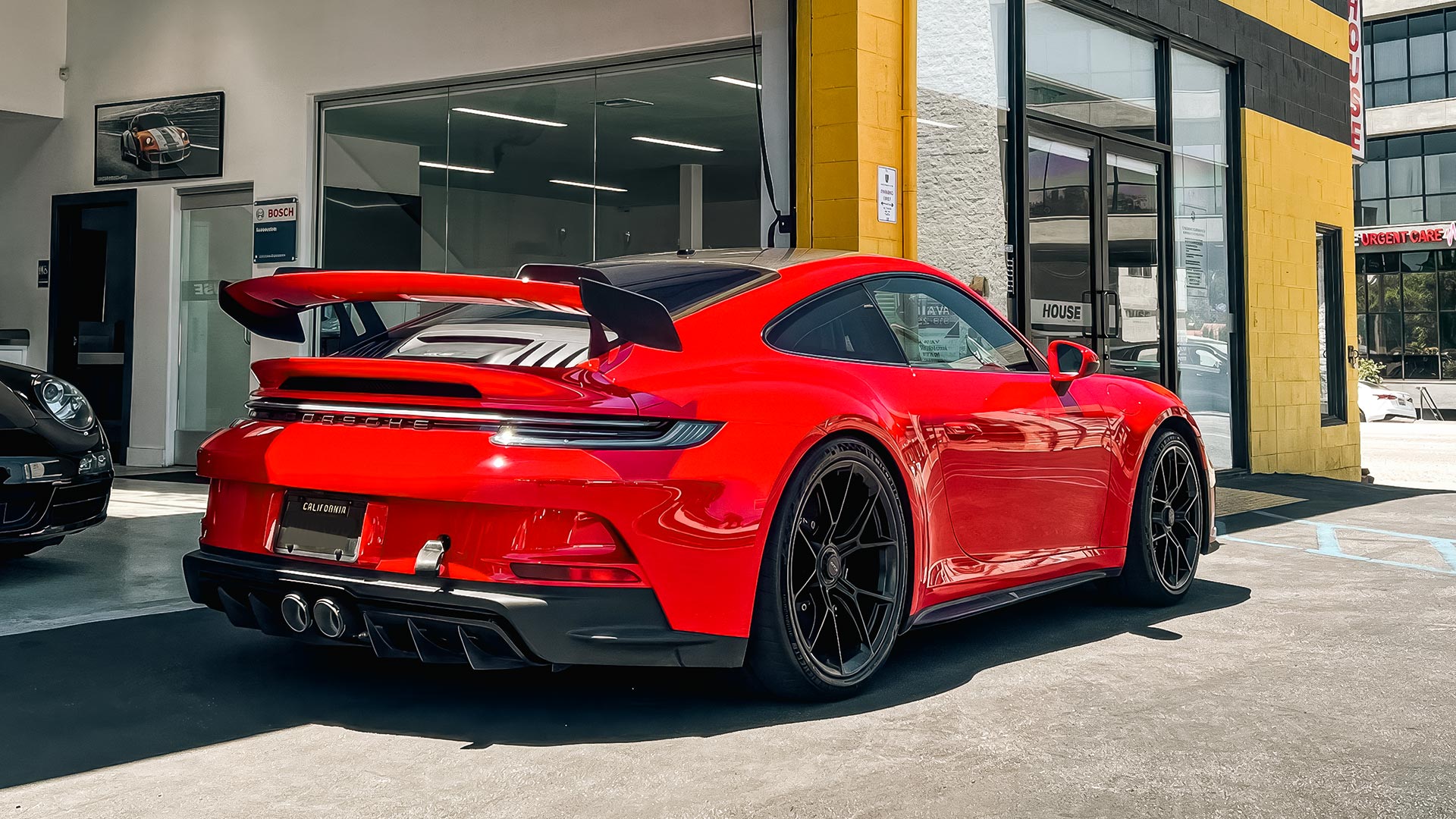 red gt3 porsche oil change unlimited mile warranty