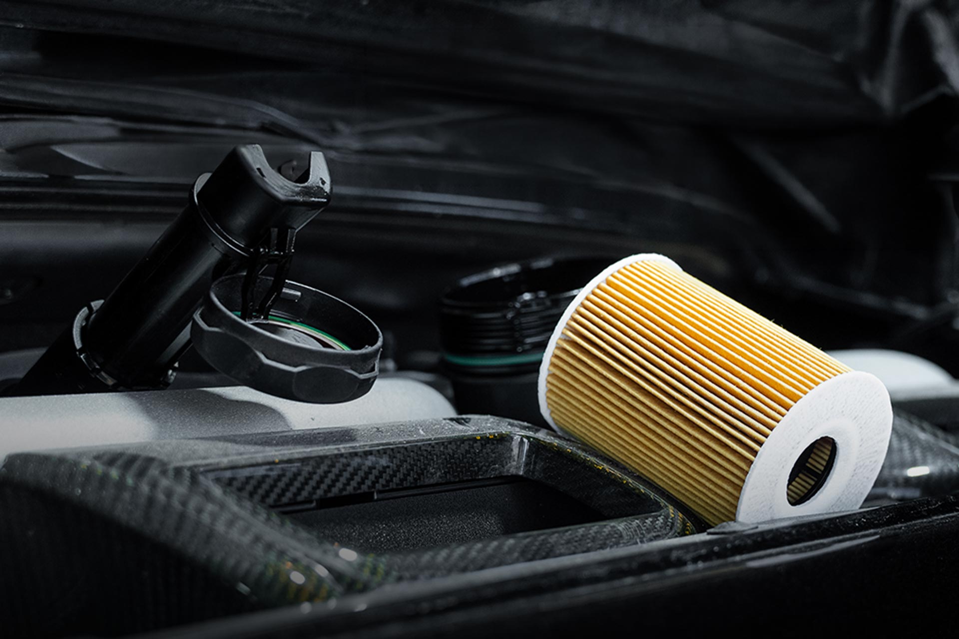 porsche oil filter change