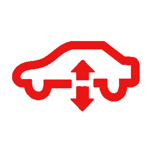 Car outline with arrows