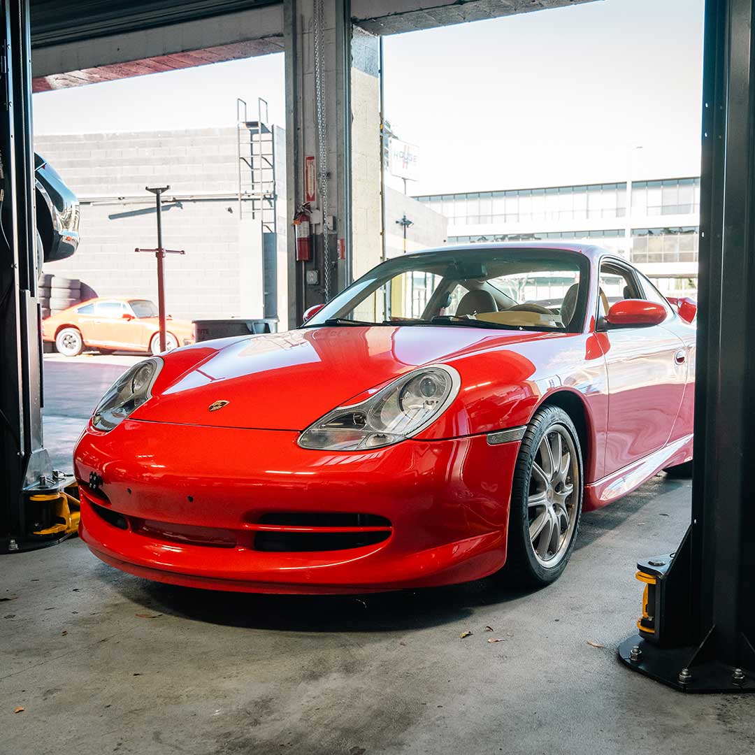 red porsche 996 ims bearing at house auto